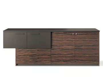 INCA - Wooden office storage unit with hinged doors by i 4 Mariani - view 2